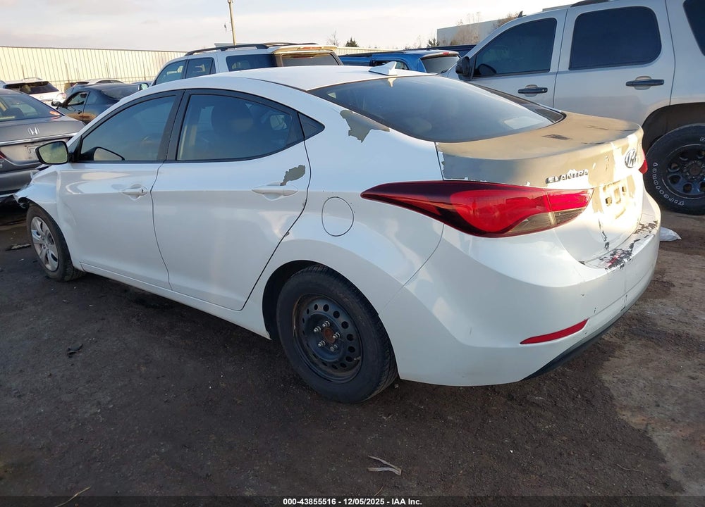 2016 HYUNDAI ELANTRA SE VIN: 5NPDH4AE6GH719648