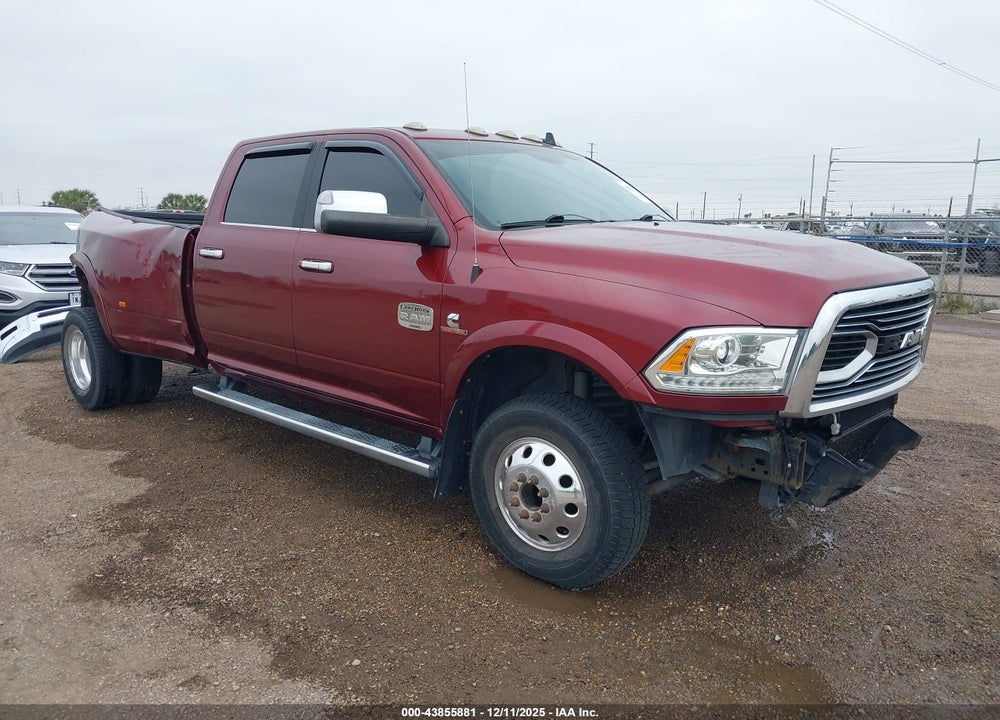 2018 RAM 3500 LAIE LONGHORN  4X4 8' BOX VIN: 3C63RRKL8JG330570