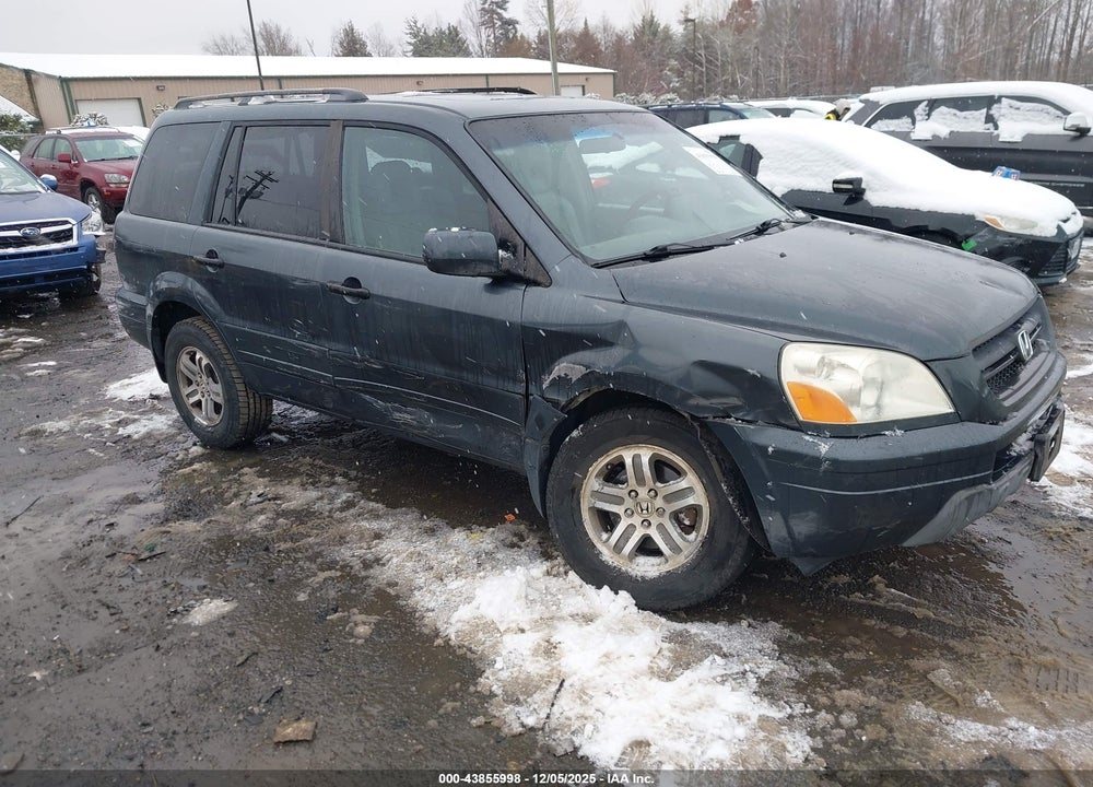 2005 HONDA PILOT EX-L VIN: 5FNYF18555B059285