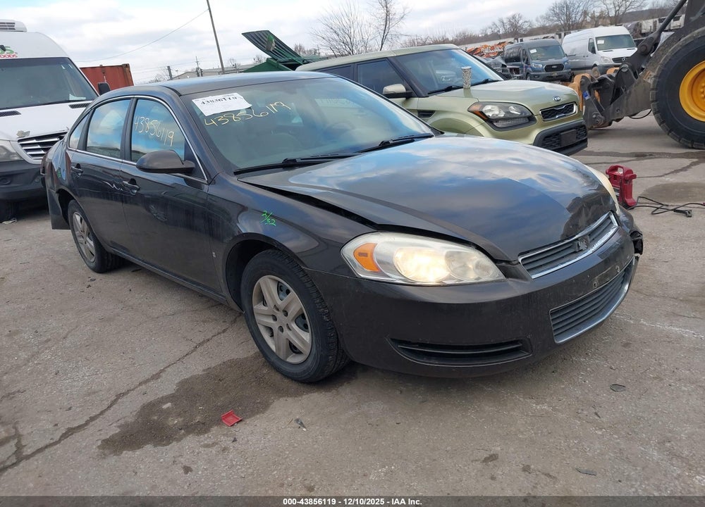 2008 CHEVROLET IMPALA LS VIN: 2G1WB58K381291853