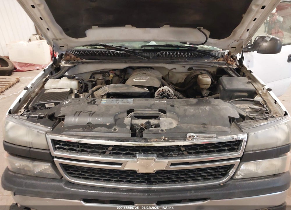 2006 CHEVROLET SILVERADO 1500 WORK TRUCK VIN: 1GCEK19V66Z210336