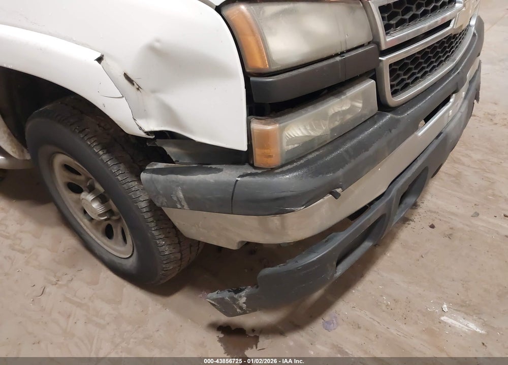 2006 CHEVROLET SILVERADO 1500 WORK TRUCK VIN: 1GCEK19V66Z210336