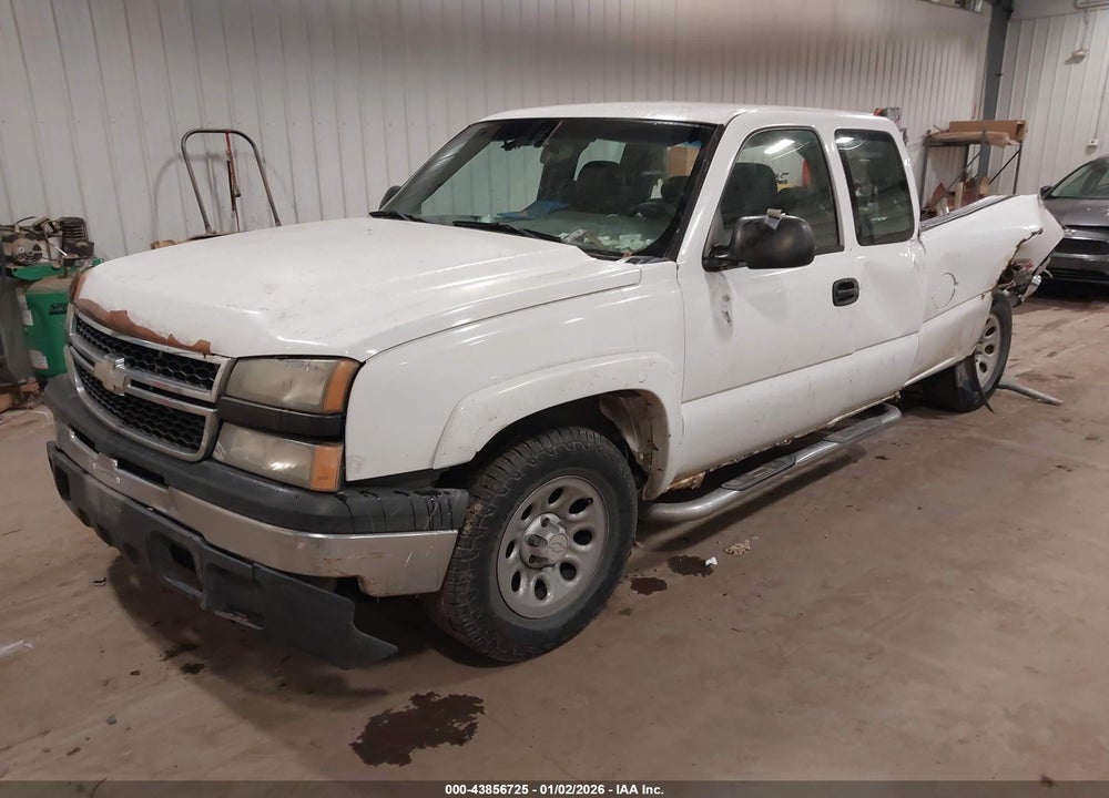 2006 CHEVROLET SILVERADO 1500 WORK TRUCK VIN: 1GCEK19V66Z210336
