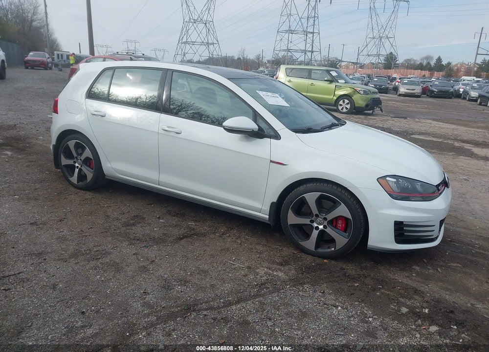 2016 VOLKSWAGEN GOLF GTI AUTOBAHN W/PERFORMANCE PACKAGE 4-DOOR VIN: 3VW547AU7GM069339