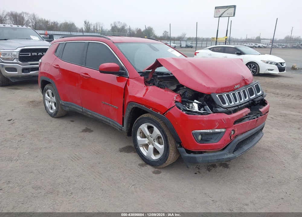 2021 JEEP COMPASS LATITUDE FWD VIN: 3C4NJCBB2MT523239