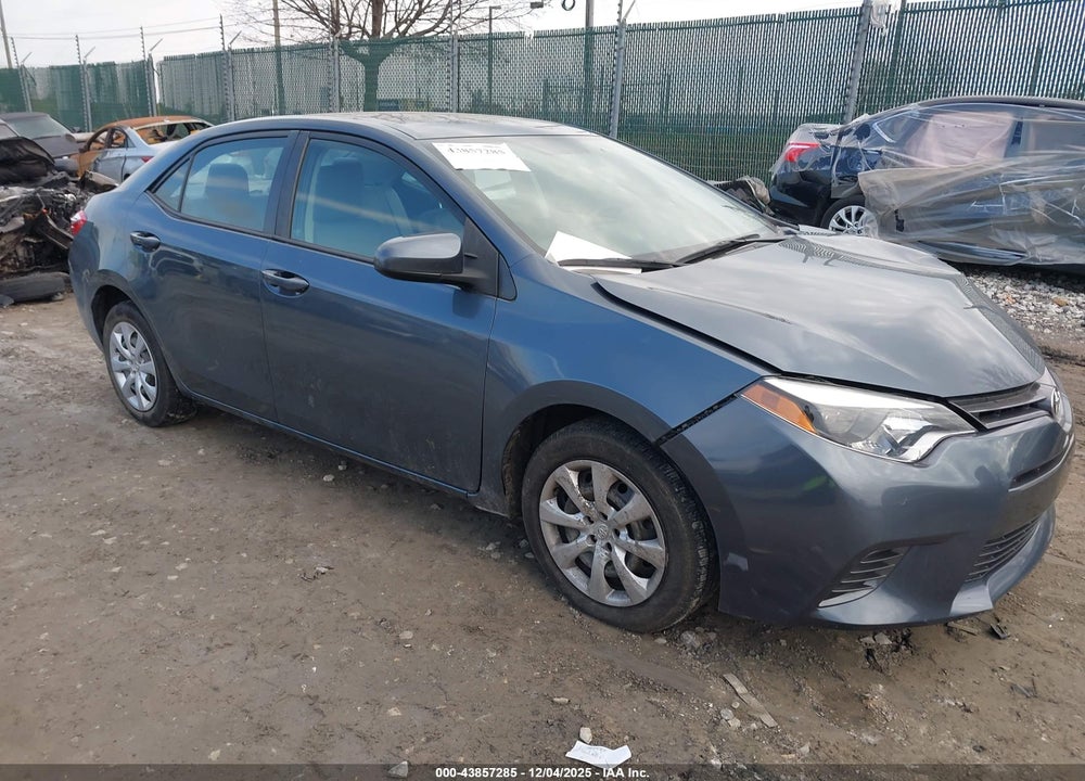 2016 TOYOTA COROLLA LE VIN: 2T1BURHE0GC732548