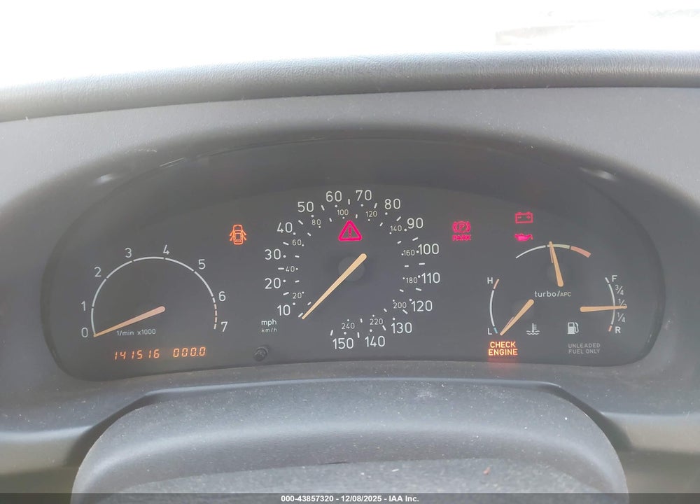 1997 SAAB 900 SE VIN: YS3DF35N0V2037432