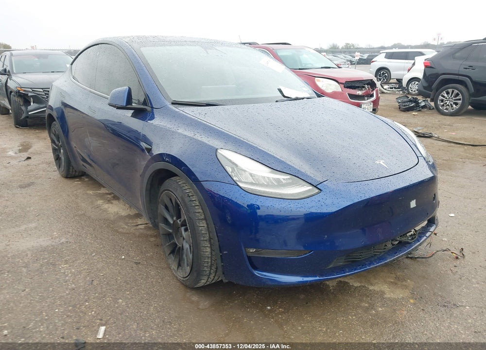 2021 TESLA MODEL Y LONG RANGE DUAL MOTOR ALL-WHEEL DRIVE VIN: 5YJYGDEE0MF120625