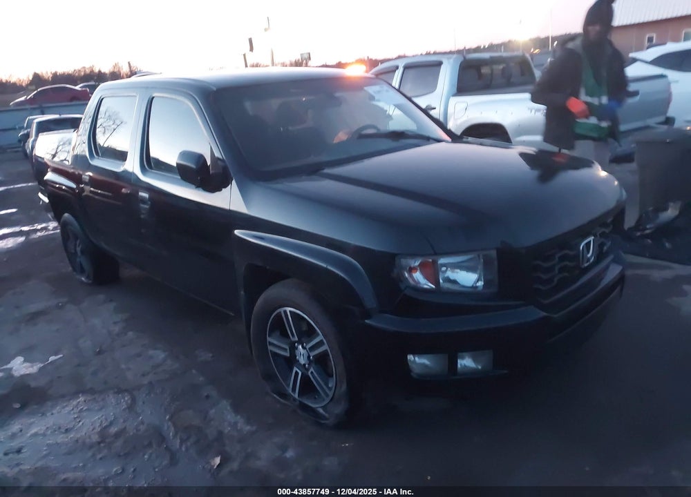 2014 HONDA RIDGELINE SPORT VIN: 5FPYK1F78EB011819