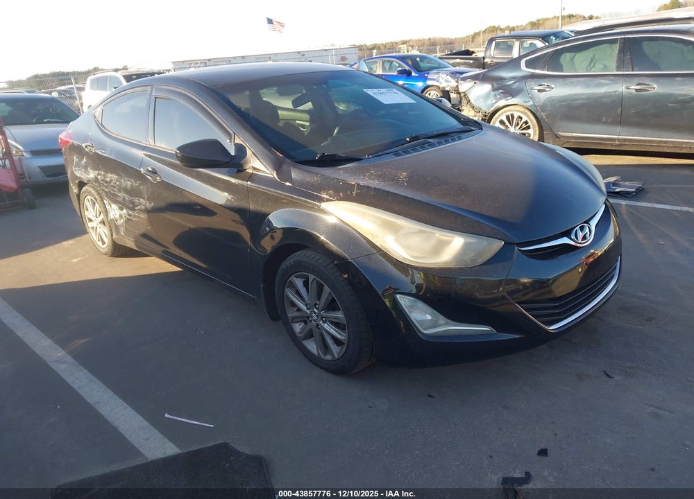 2014 HYUNDAI ELANTRA SE VIN: 5NPDH4AE2EH541489