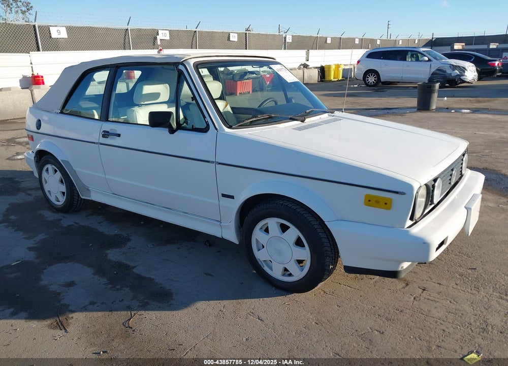 1992 VOLKSWAGEN CABRIOLET VIN: WVWCC5158NK000271