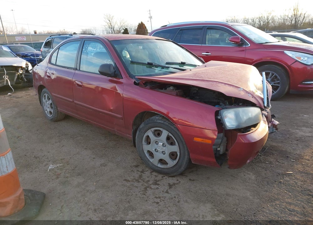 2002 HYUNDAI ELANTRA GLS VIN: KMHDN45D62U326656