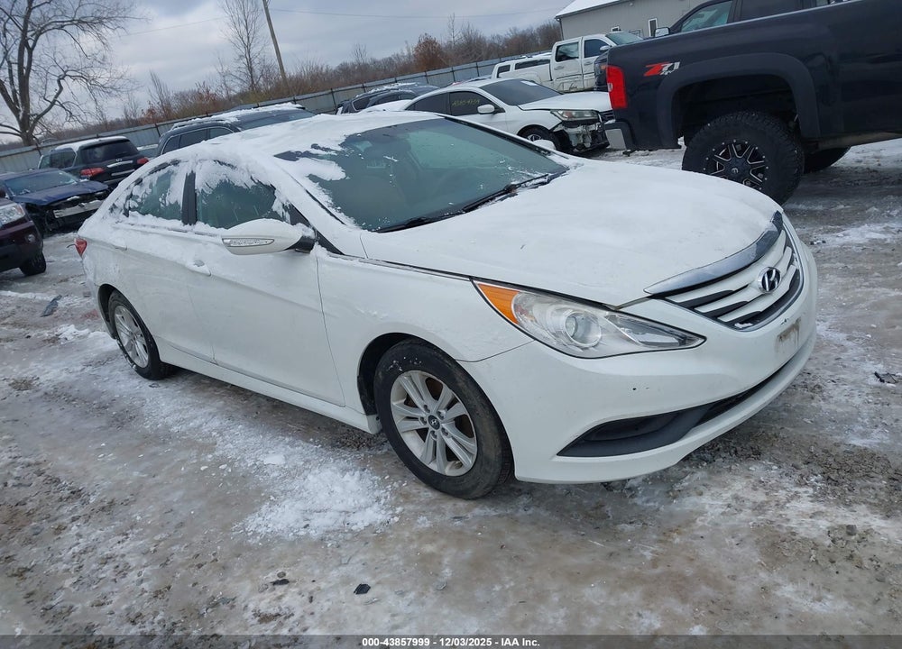 2014 HYUNDAI SONATA GLS VIN: 5NPEB4AC0EH922987