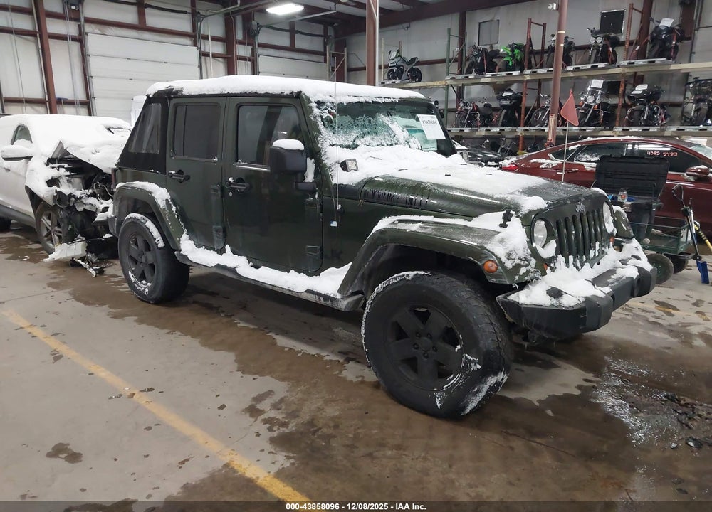 2008 JEEP WRANGLER UNLIMITED SAHARA VIN: 1J4GA59168L636589