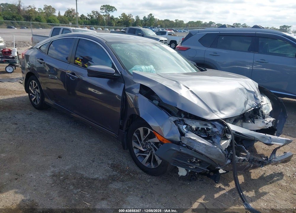 2018 HONDA CIVIC EX VIN: 19XFC2F78JE043933