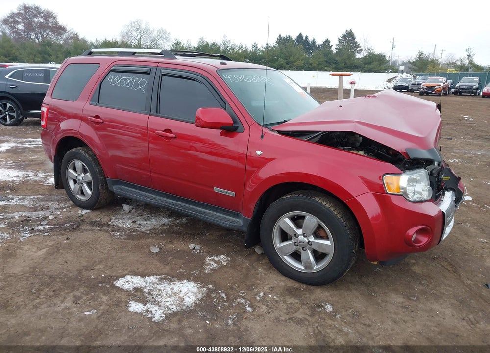 2008 FORD ESCAPE LIMITED VIN: 1FMCU941X8KB24751