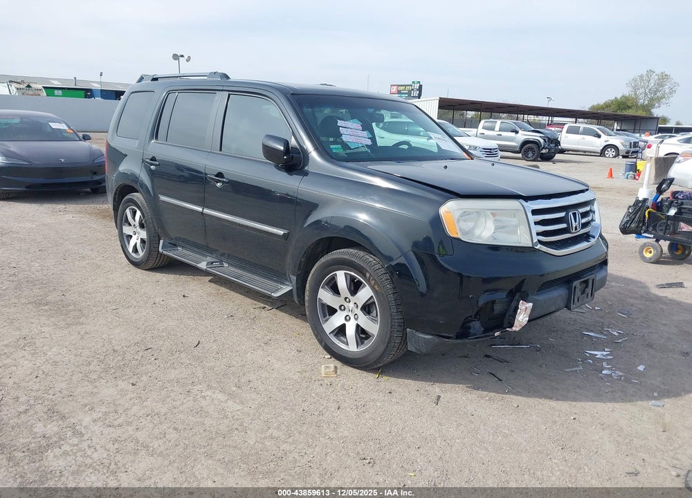 2012 HONDA PILOT TOURING VIN: 5FNYF3H9XCB035351
