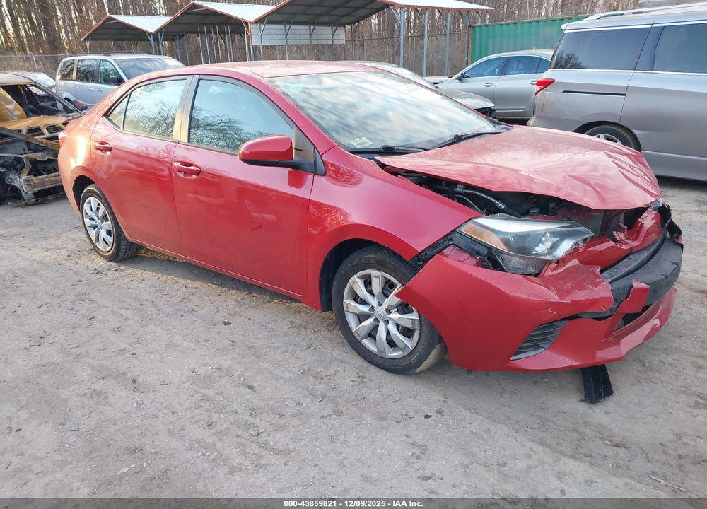 2016 TOYOTA COROLLA LE VIN: 2T1BURHE1GC646004
