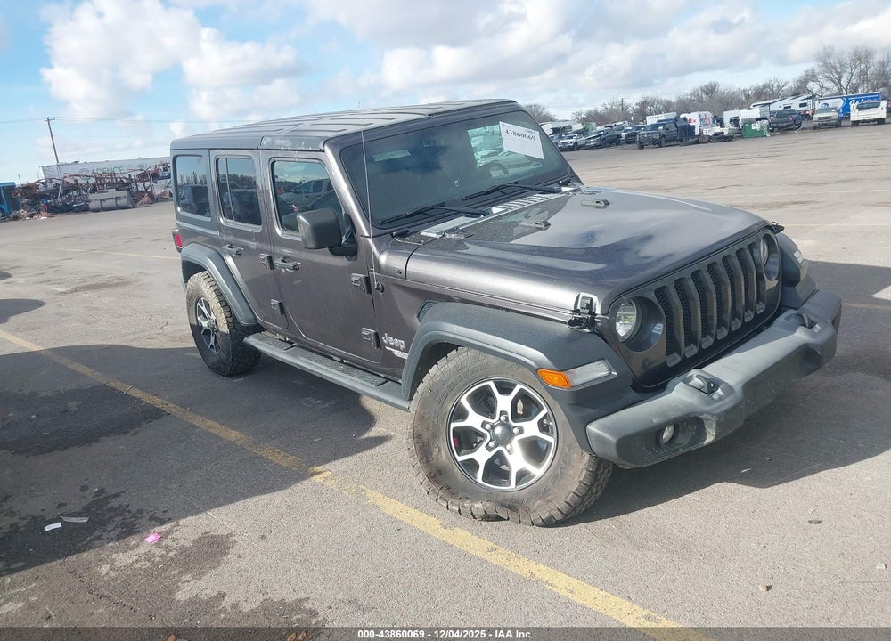 2019 JEEP WRANGLER UNLIMITED SPORT S 4X4 VIN: 1C4HJXDG8KW598631