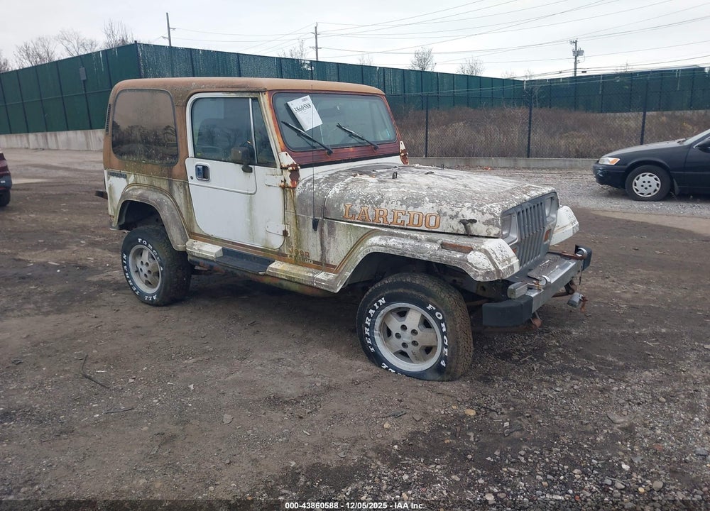 1987 JEEP WRANGLER VIN: 2BCCL81J8HB508416