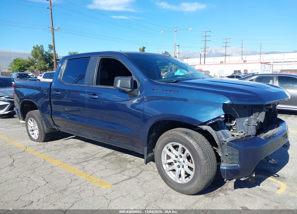 2021 CHEVROLET SILVERADO 1500 2WD  SHORT BED RST VIN: 1GCPWDED8MZ131727