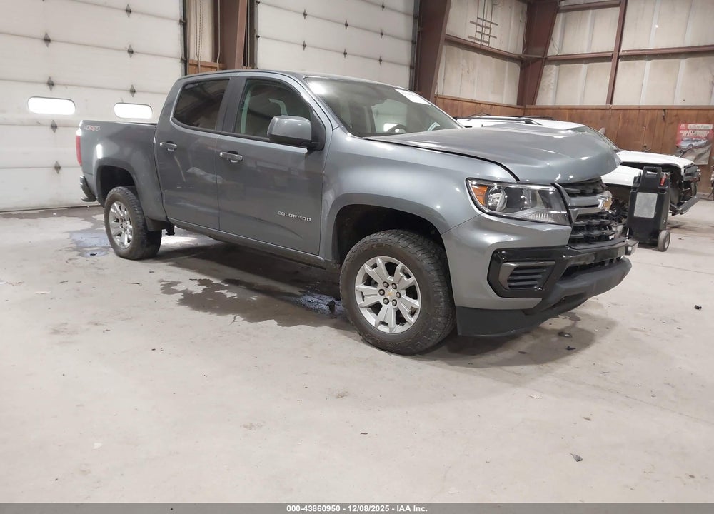 2021 CHEVROLET COLORADO 4WD  SHORT BOX LT VIN: 1GCGTCEN7M1267857