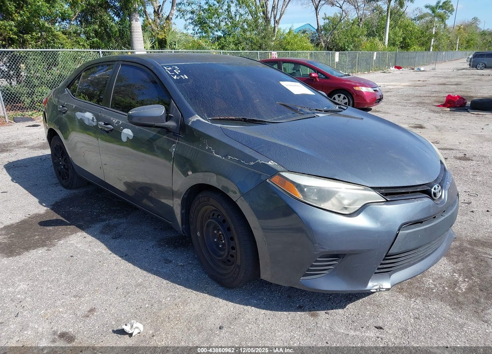 2014 TOYOTA COROLLA LE VIN: 2T1BURHE5EC187881