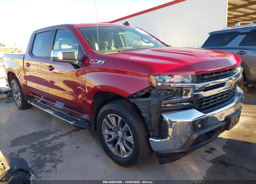 2021 CHEVROLET SILVERADO 1500 4WD  SHORT BED LT VIN: 1GCUYDED6MZ168854