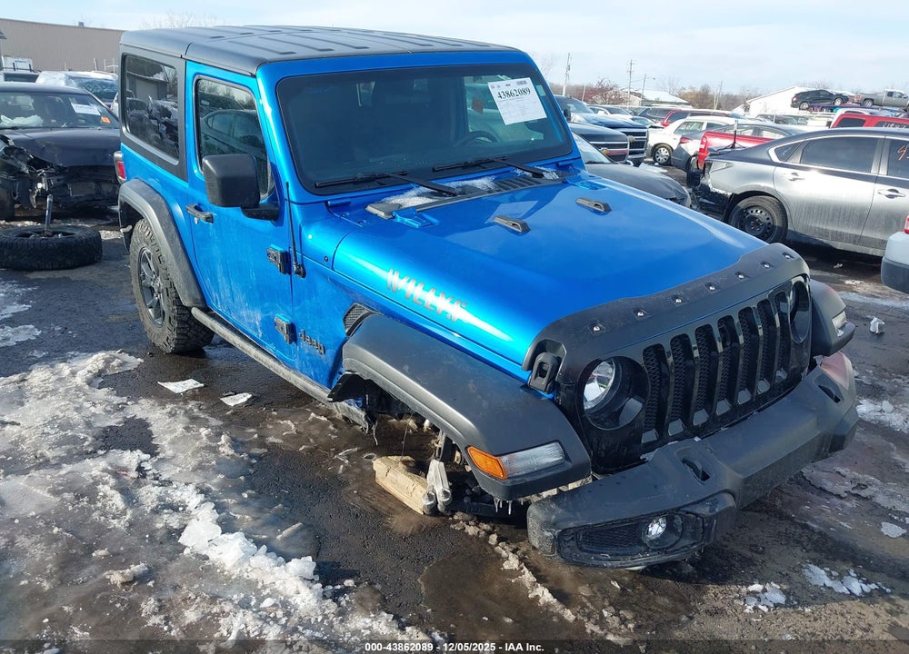 2021 JEEP WRANGLER WILLYS SPORT 4X4 VIN: 1C4GJXAN3MW763907