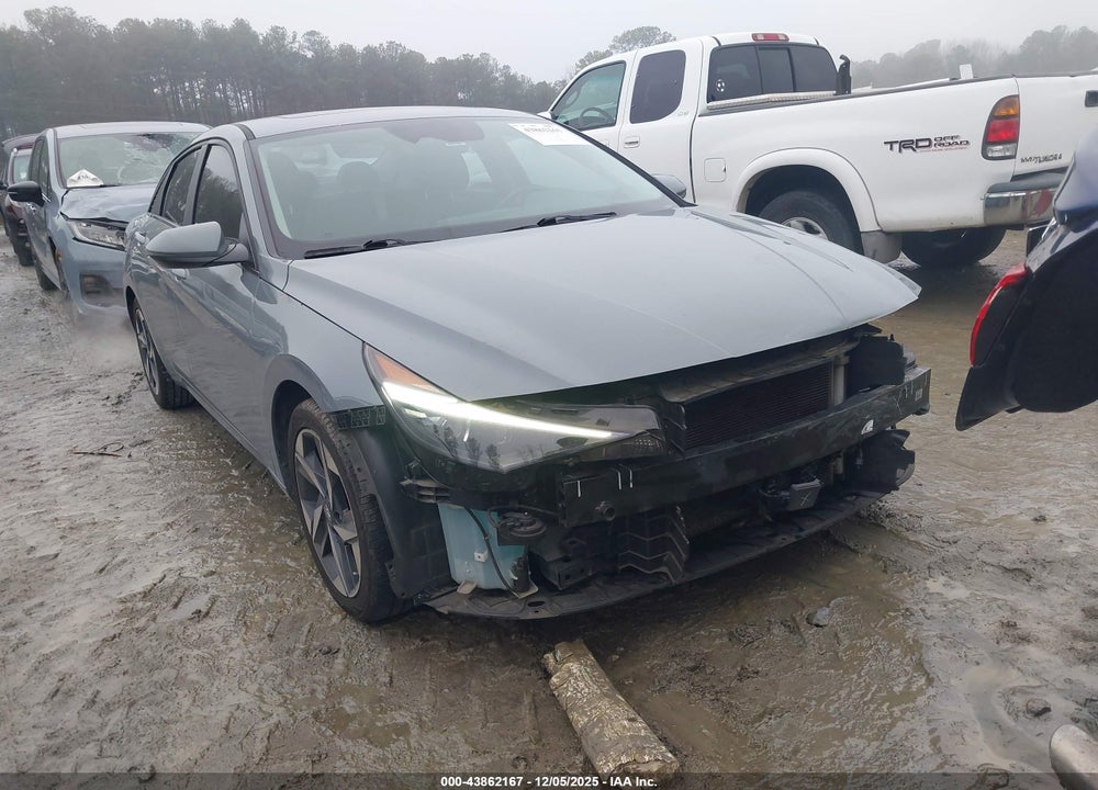 2021 HYUNDAI ELANTRA HYBRID LIMITED VIN: KMHLN4AJ7MU009608