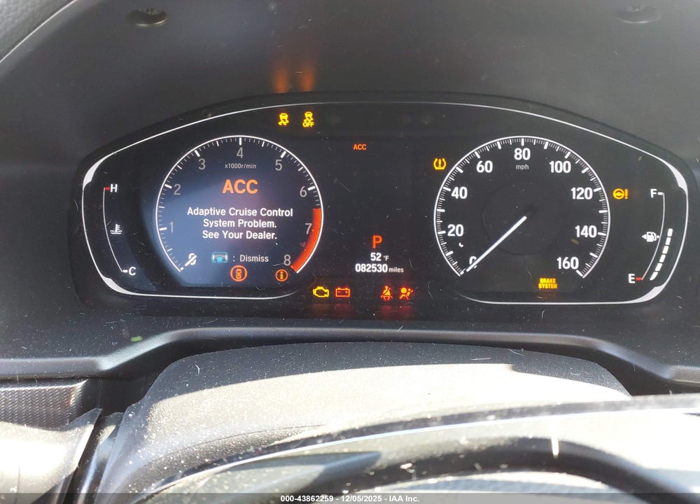 2019 HONDA ACCORD SPORT VIN: 1HGCV1F30KA125004