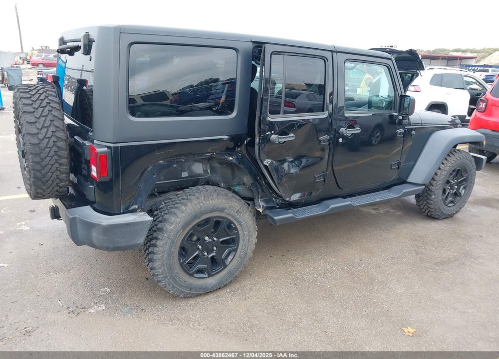 2018 JEEP WRANGLER JK UNLIMITED WILLY WHEELER W 4X4 VIN: 1C4BJWDG2JL931941
