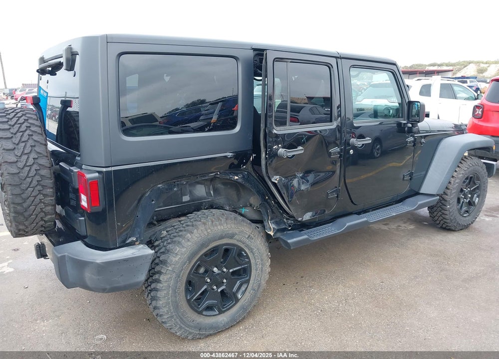 2018 JEEP WRANGLER JK UNLIMITED WILLY WHEELER W 4X4 VIN: 1C4BJWDG2JL931941