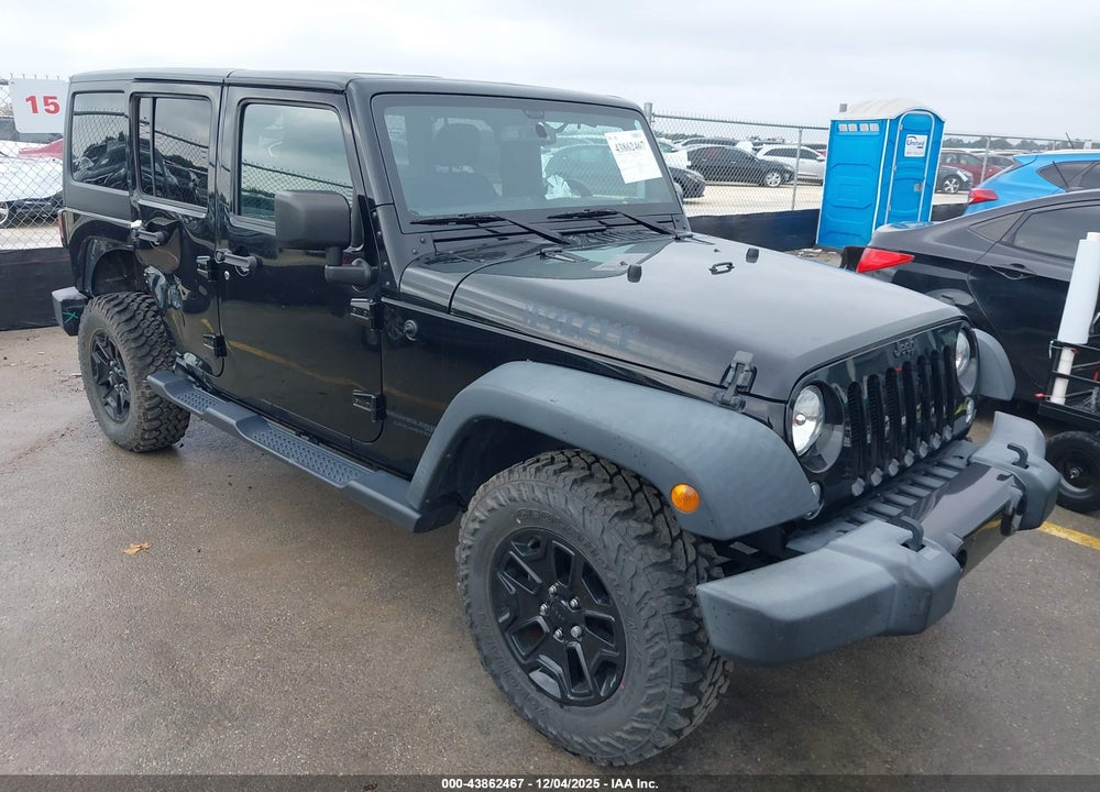 2018 JEEP WRANGLER JK UNLIMITED WILLY WHEELER W 4X4 VIN: 1C4BJWDG2JL931941