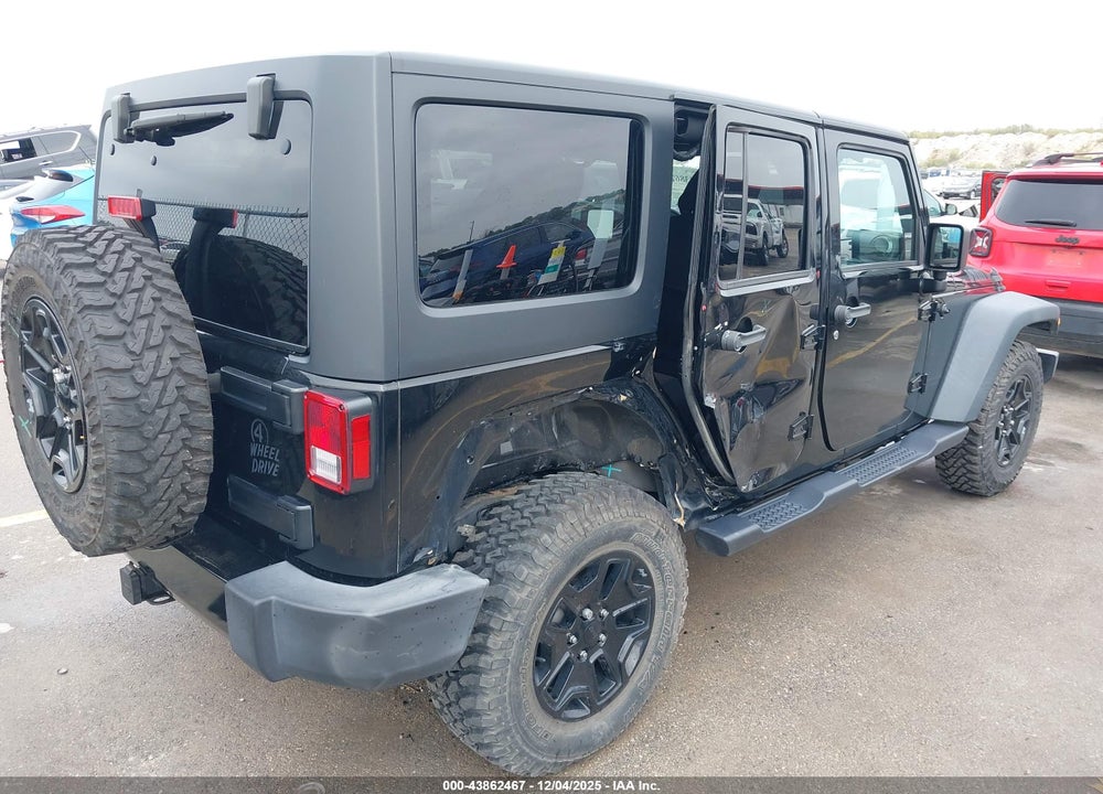 2018 JEEP WRANGLER JK UNLIMITED WILLY WHEELER W 4X4 VIN: 1C4BJWDG2JL931941