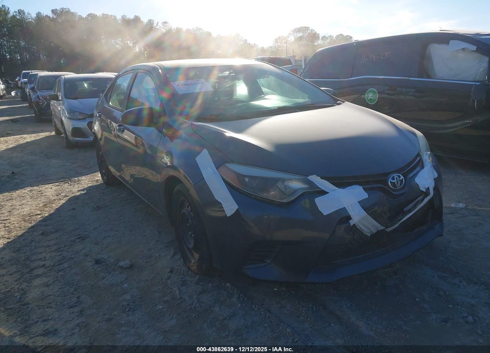 2015 TOYOTA COROLLA LE VIN: 2T1BURHEXFC271230