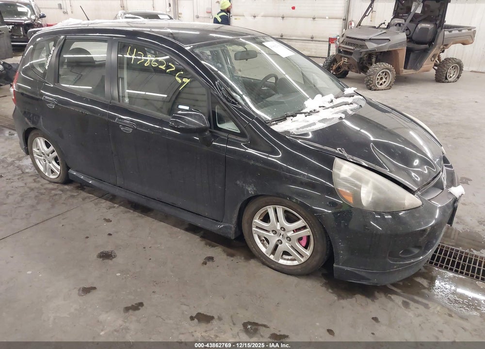 2008 HONDA FIT SPORT VIN: JHMGD37608S009195