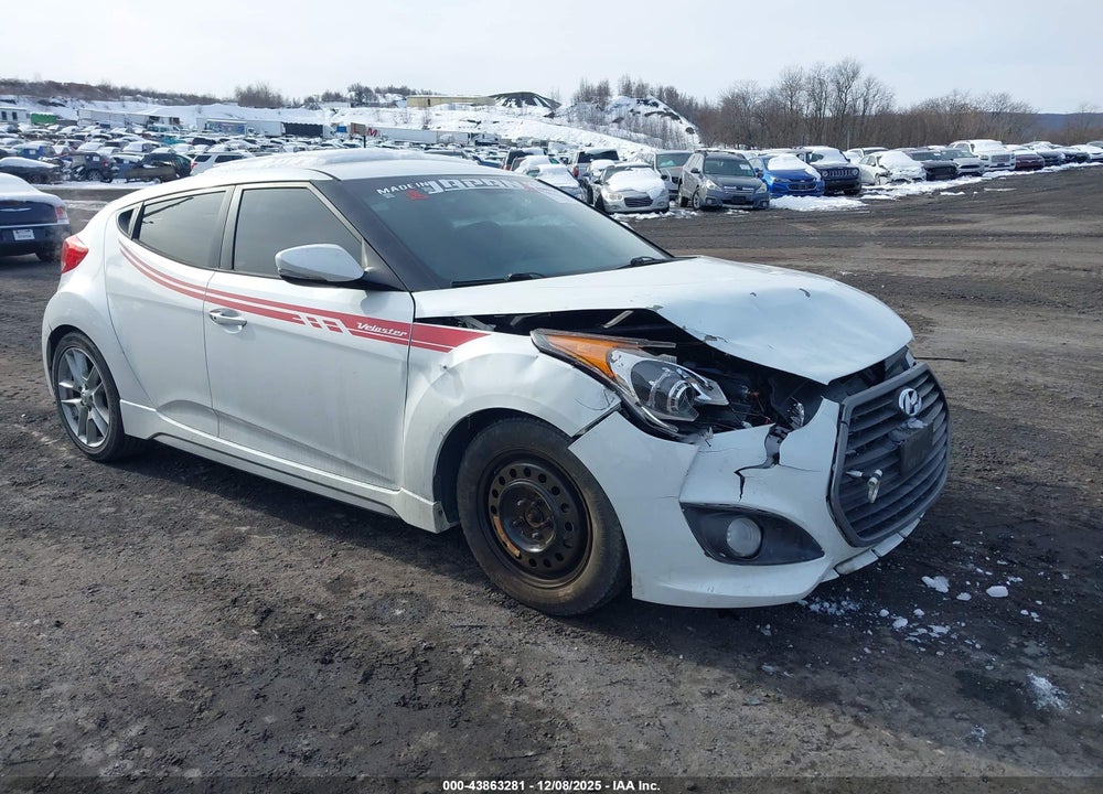 2016 HYUNDAI VELOSTER TURBO VIN: KMHTC6AE4GU268503