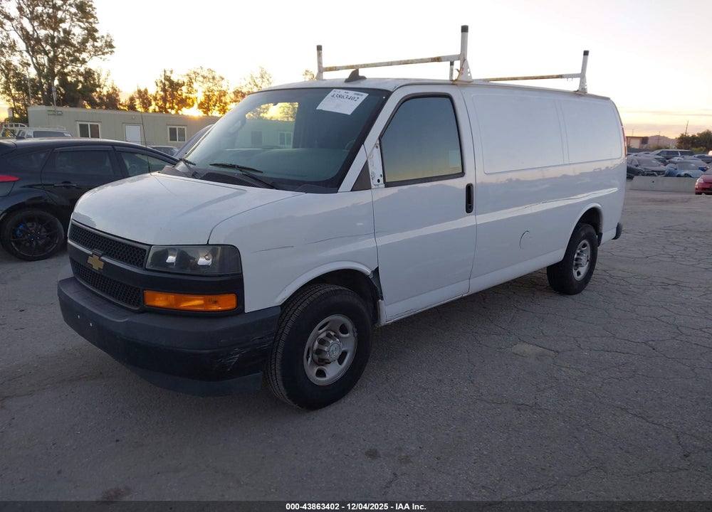 2019 CHEVROLET EXPRESS 2500 WORK VAN VIN: 1GCWGAFP0K1169786