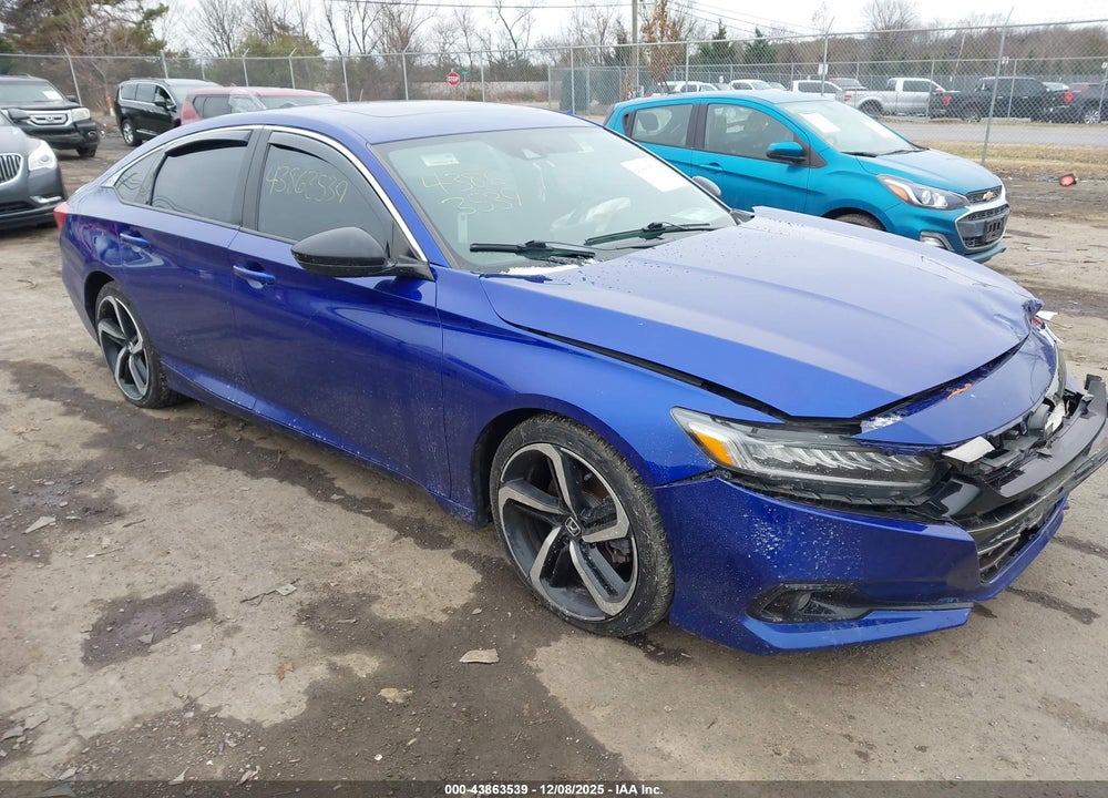 2021 HONDA ACCORD SPORT 2.0T VIN: 1HGCV2F30MA023663