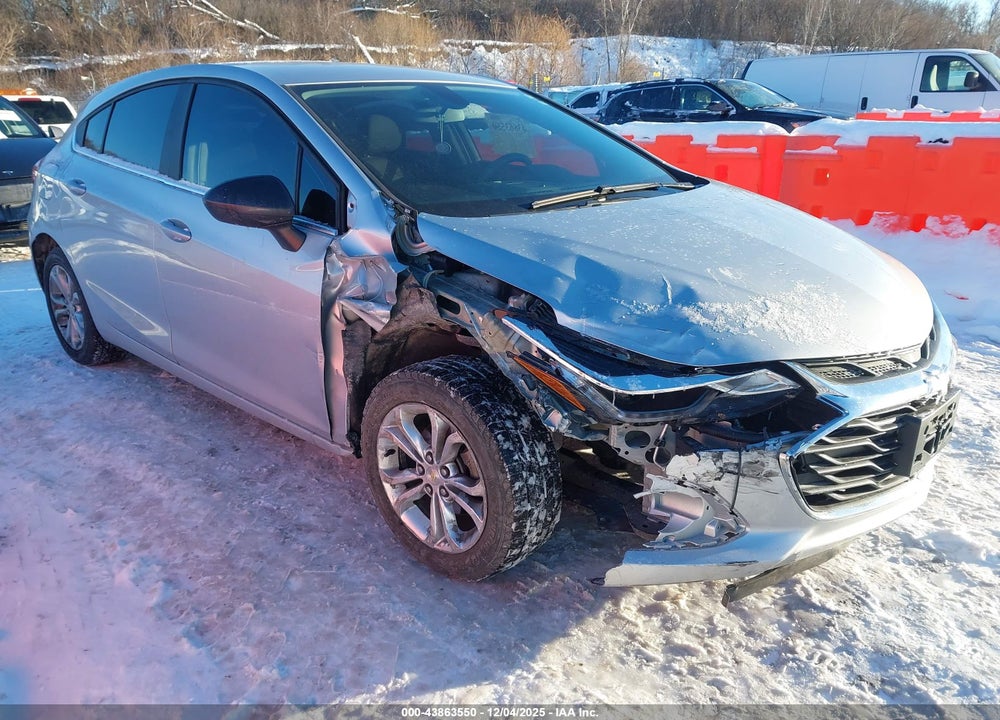 2019 CHEVROLET CRUZE LT VIN: 3G1BE6SM9KS522885