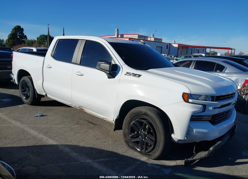 2022 CHEVROLET SILVERADO 1500 LTD 4WD  SHORT BED RST VIN: 3GCUYEED8NG127858