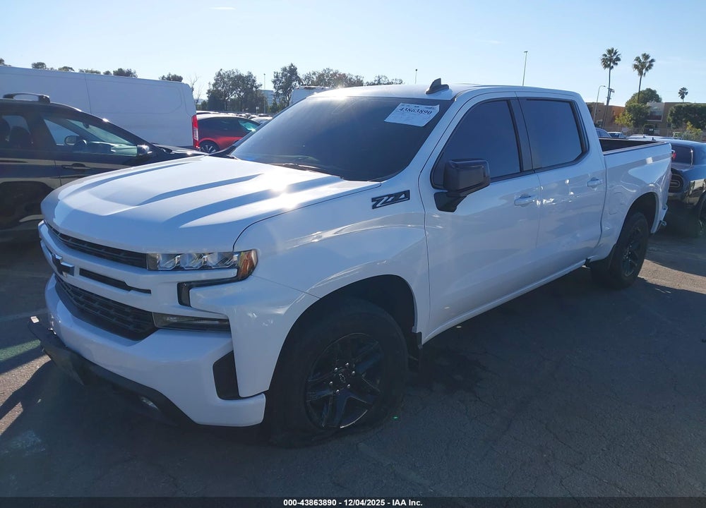 2022 CHEVROLET SILVERADO 1500 LTD 4WD  SHORT BED RST VIN: 3GCUYEED8NG127858