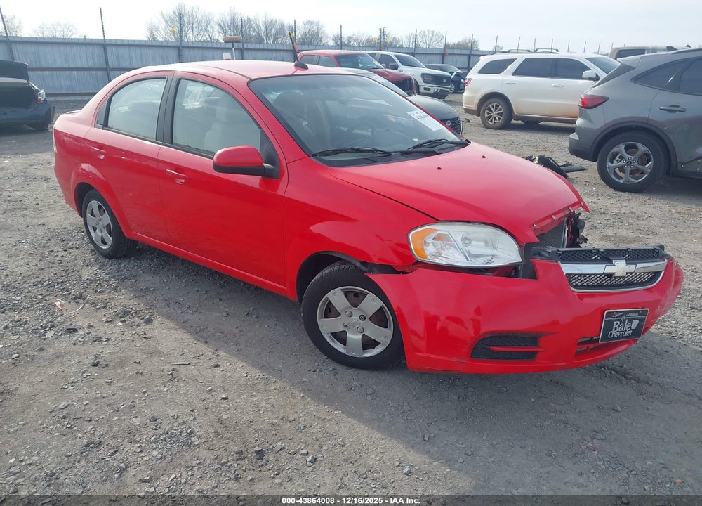 2010 CHEVROLET AVEO LT VIN: KL1TD5DE3AB111286