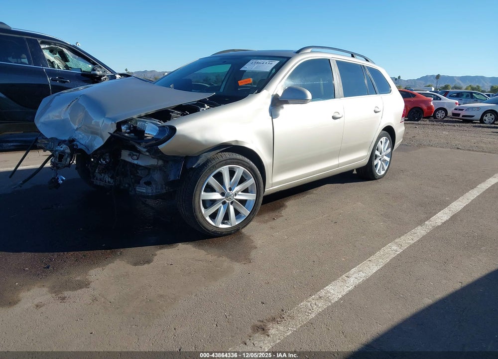 2014 VOLKSWAGEN JETTA SPORTWAGEN 2.5L SE VIN: 3VWPP7AJ6EM622551
