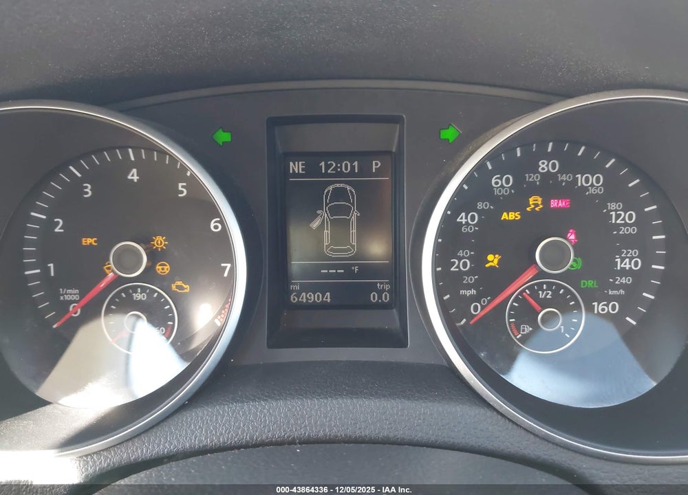 2014 VOLKSWAGEN JETTA SPORTWAGEN 2.5L SE VIN: 3VWPP7AJ6EM622551