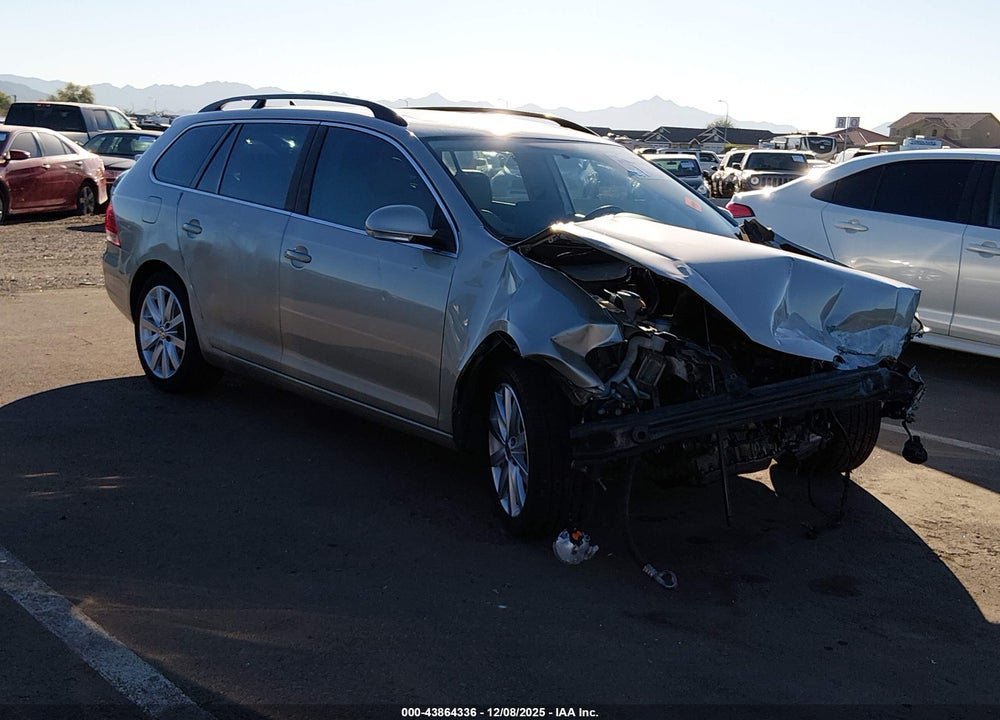 2014 VOLKSWAGEN JETTA SPORTWAGEN 2.5L SE VIN: 3VWPP7AJ6EM622551