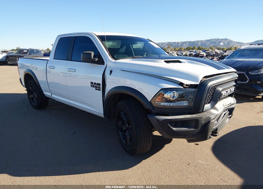2019 RAM 1500 CLASSIC WARLOCK  4X2 6'4 BOX VIN: 1C6RR6GGXKS670138