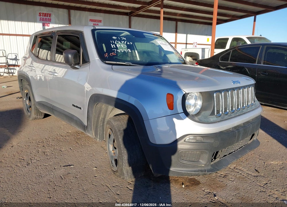 2017 JEEP RENEGADE SPORT 4X4 VIN: ZACCJBAB2HPG05696