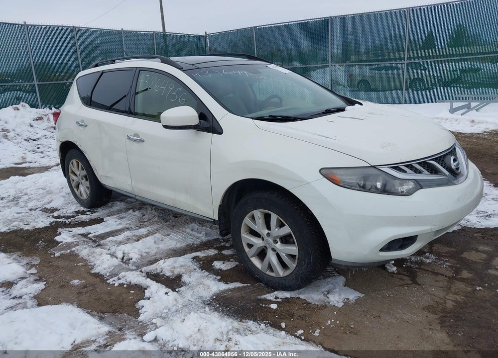 2013 NISSAN MURANO SL VIN: JN8AZ1MW2DW317753
